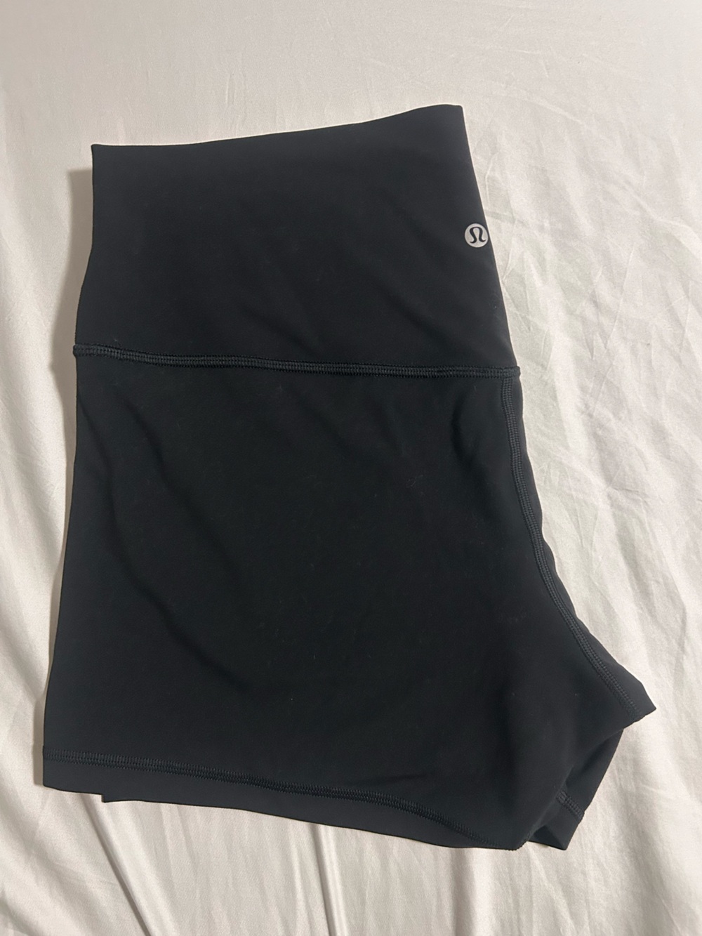 lululemon athletica Black High-Waist Bike Shorts